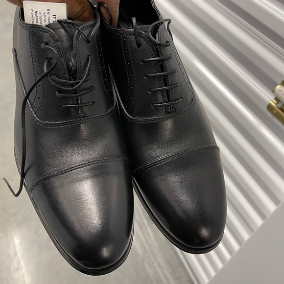 New Zara Dress Shoes Black Sz 44 - Picture 2 of 10